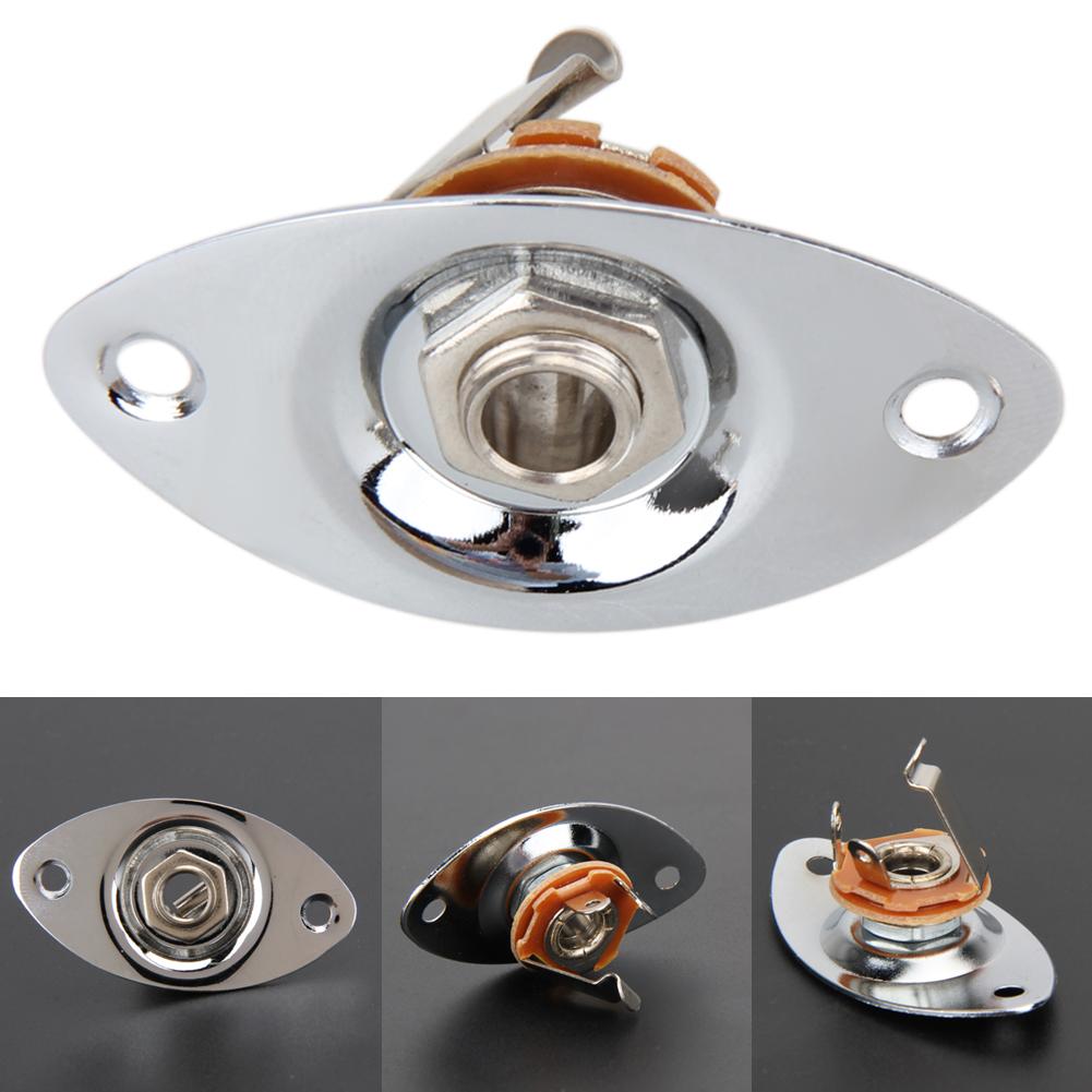KOKKO Ổ Cắm Hình Bầu Dục & Ốc Vít Cho Guitar Điện