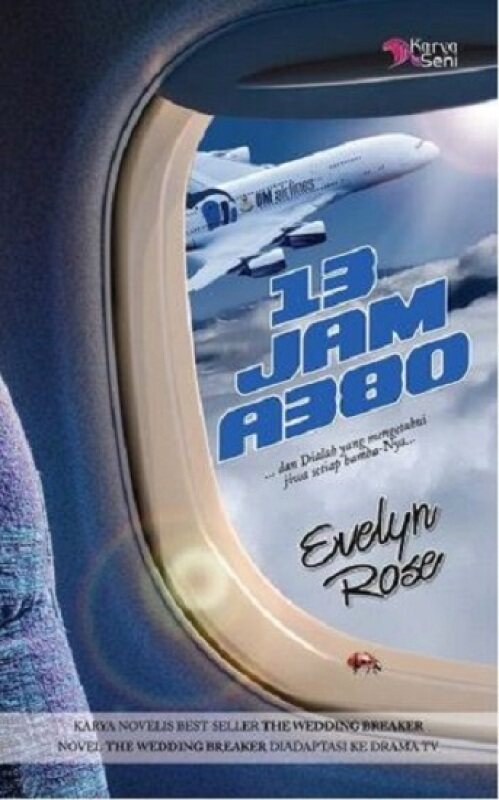 Novel 13 Jam A380 dengan Tanda Tangan Penulis Malaysia