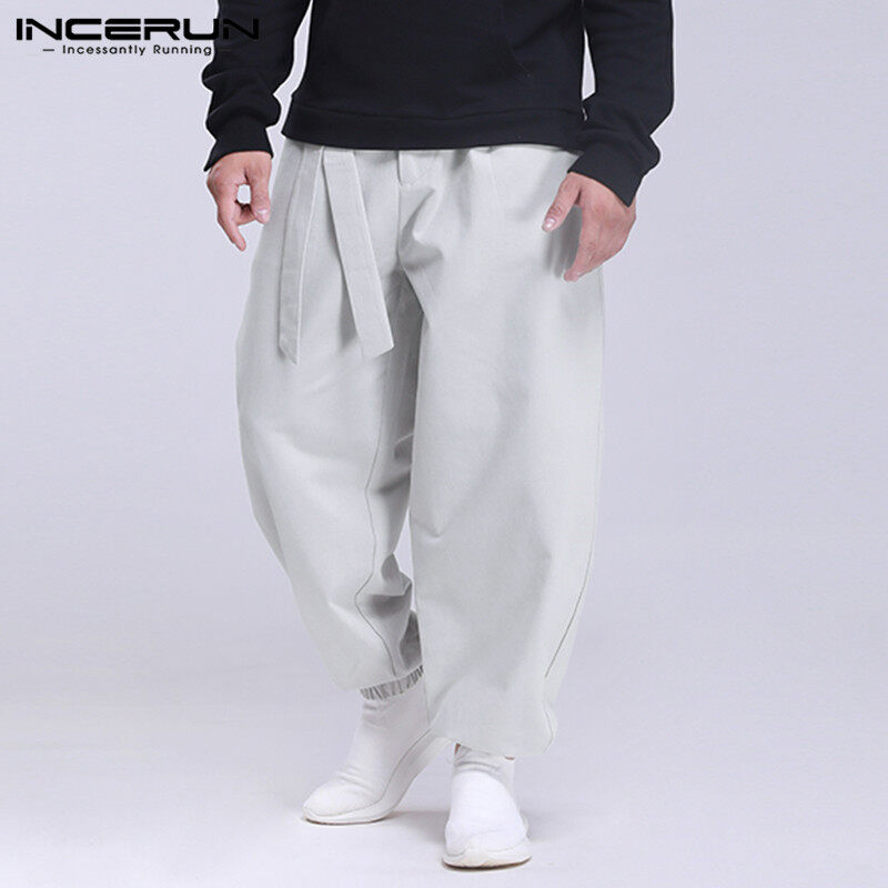 YUNY Mens Hi-Waist Baggy Straight Oversize Jogger Pant Trousers 3 5XL