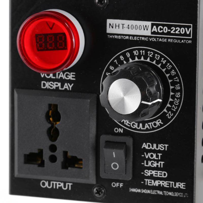 Bộ Điều Khiển Tốc Độ Động Cơ AC, Máy Ổn Áp Điện Tử Silicon Công Suất Cao AC 0V-220V 4000W Điện Điều Khiển Tốc Độ Biến