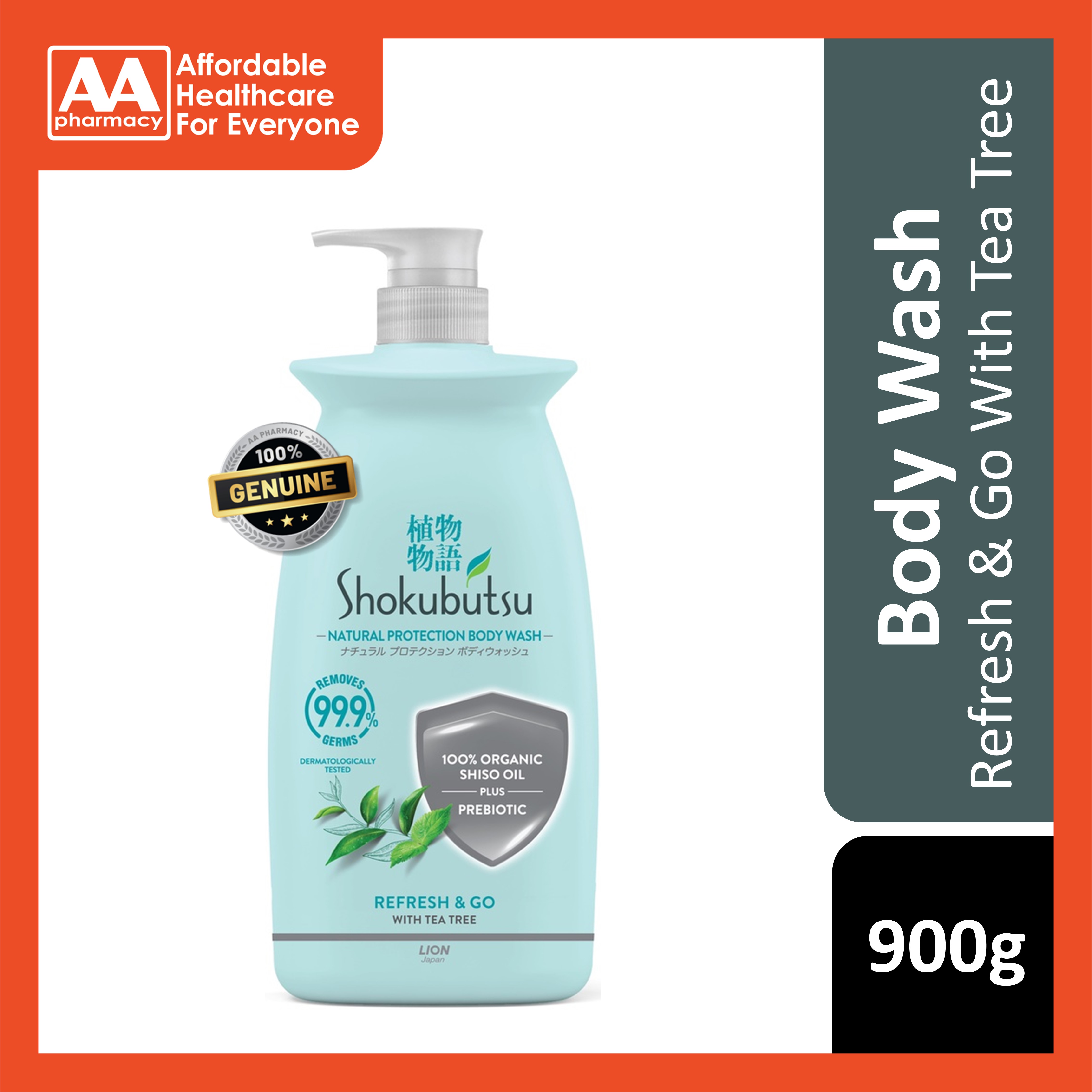 Shokubutsu Natural Protection Refresh & Go (900g) Lazada