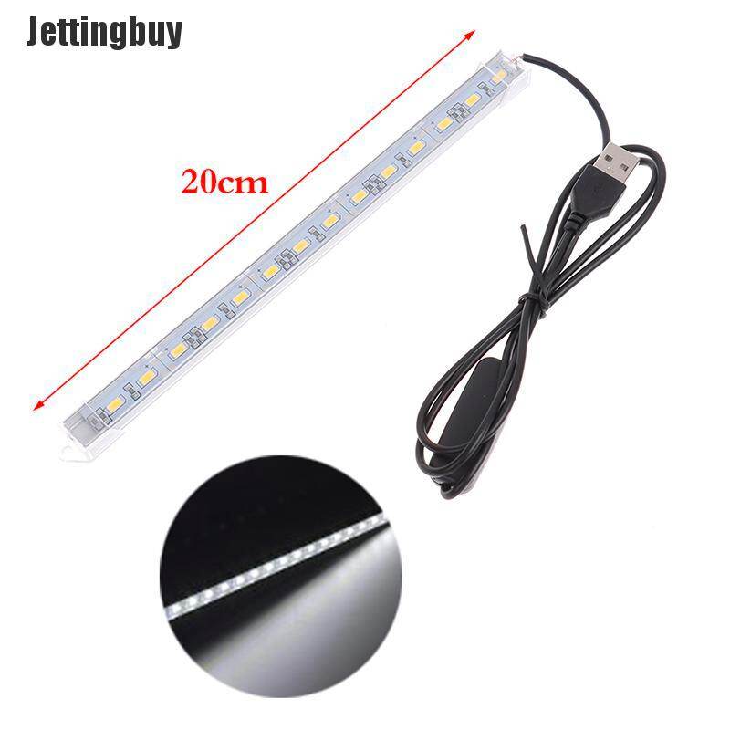 [Jettingbuy] Usb Powered Led Rigid Strip Dc 5v Smd5630 5630 Warm And Cool White Tube Light