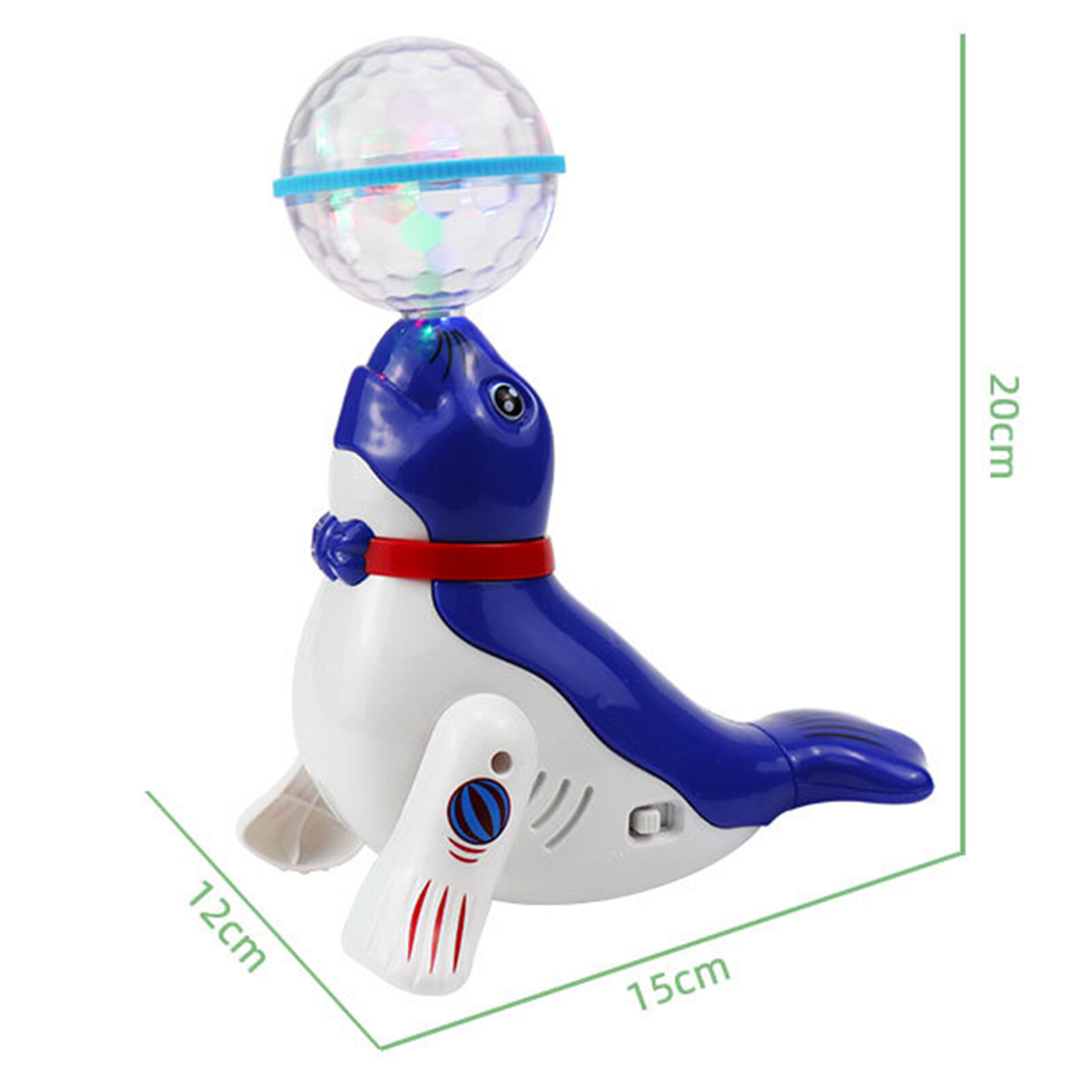 HZY Electric Music Lighting Sea Lion Toy Cognitive Ability Interactive Ability Intelligence Rotating Lights Dancing Sea Lions Electric Sea Lion Pets for Kids