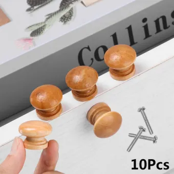 10pcs Kitchen Hardware Round Shape Cabinet Wardrobe Pulls Dresser