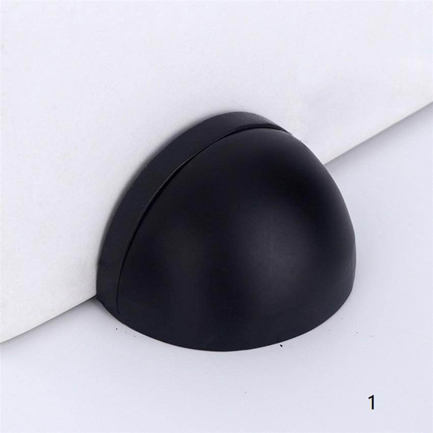 Non Punching Sticker Hidden Stainless Steel Rubber Door Stopper Door Holders Catch Floor Mounted Nail-free Door Stops