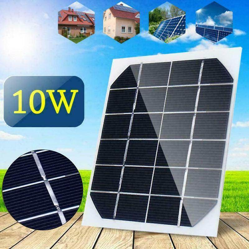 【pgiseg】1Pcs 10W 6V Mini Solar Panel Cell Power Module Battery Toys DIY Light Charger
