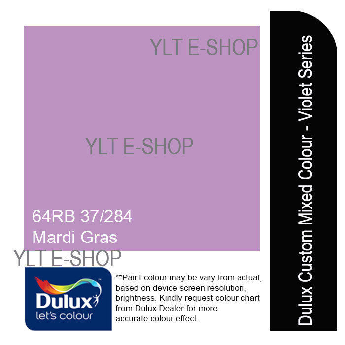 Dulux Purple Colour Chart