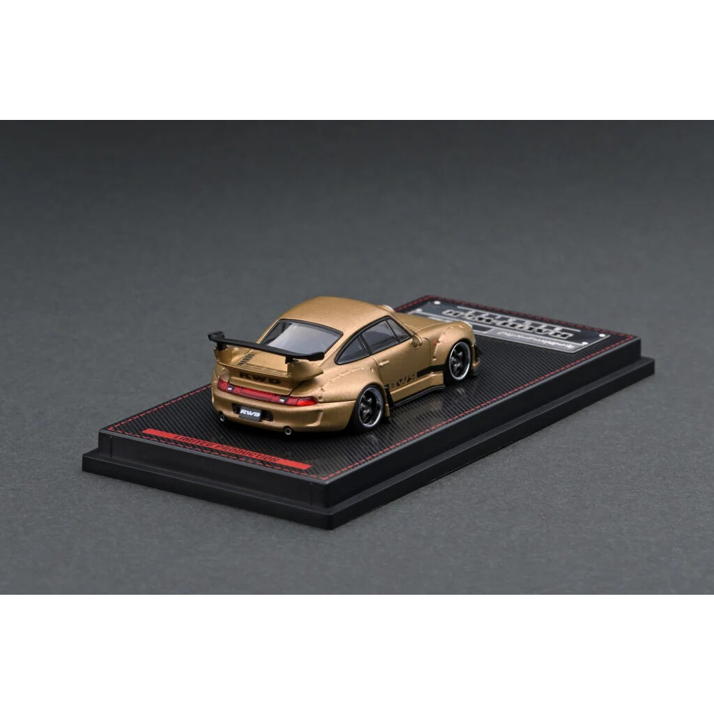 【ignition model】Porsche RWB993 MatteGold Ignition Model 1:64 Porsche 993 RWB in Matte Gold – Model