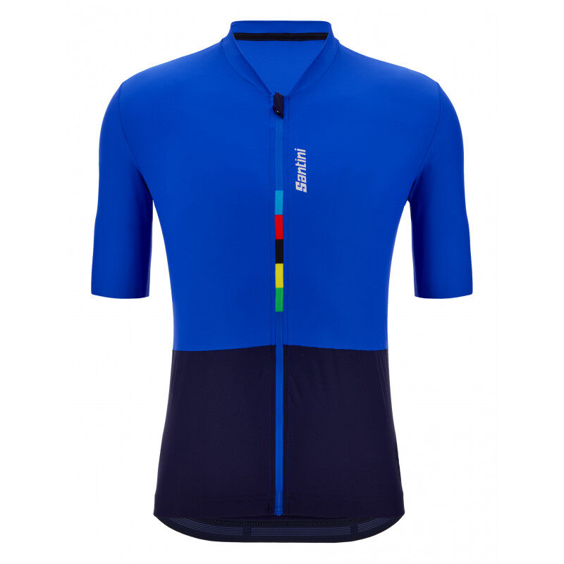 Stn UC Official World Champion Summer Mountain Bike Breathable Short Sleeve Cycling Jersey For Men