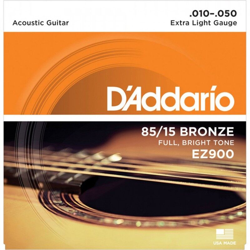 Daddario EZ900 85/15 BRONZE 10-50 Acoustic Guitar Strings Malaysia