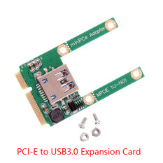 Hf Mini PCI-E để USB3.0 bo mạch mở rộng máy tính xách tay chuyển đổi Card nâng W/vít phụ kiện