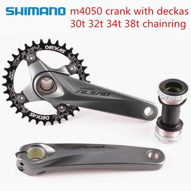 Mua Shimano Alivio M4050 Xe Đạp Xe Đạp MTB Crankset Với Deckas 96BCD Hẹp Rộng Chainring 32T 34T 36T 38T Với BB52