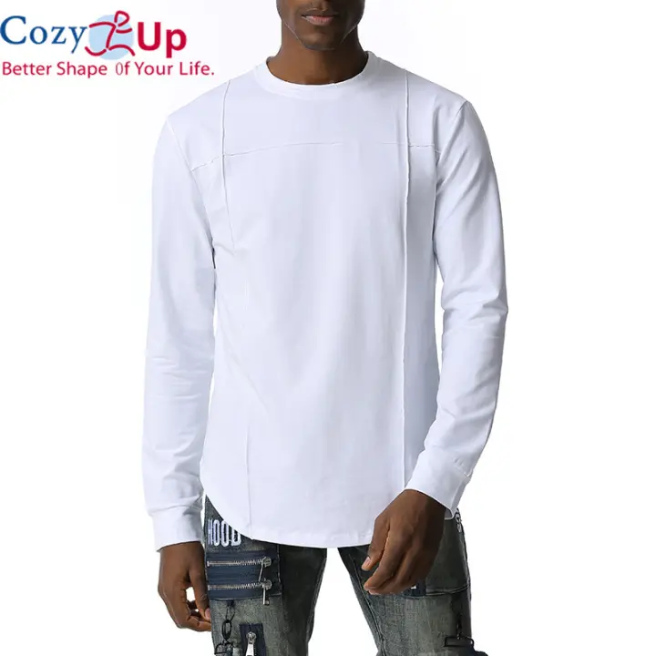 slim longline t shirt