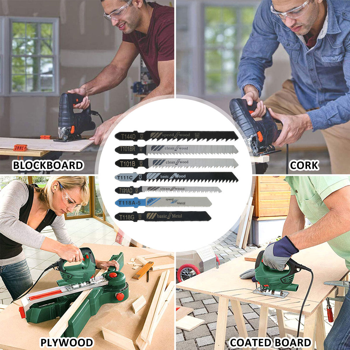 Jigsaw Blade 45pcs Jig Saw Blade Set High Carbon Steel Assorted Blades