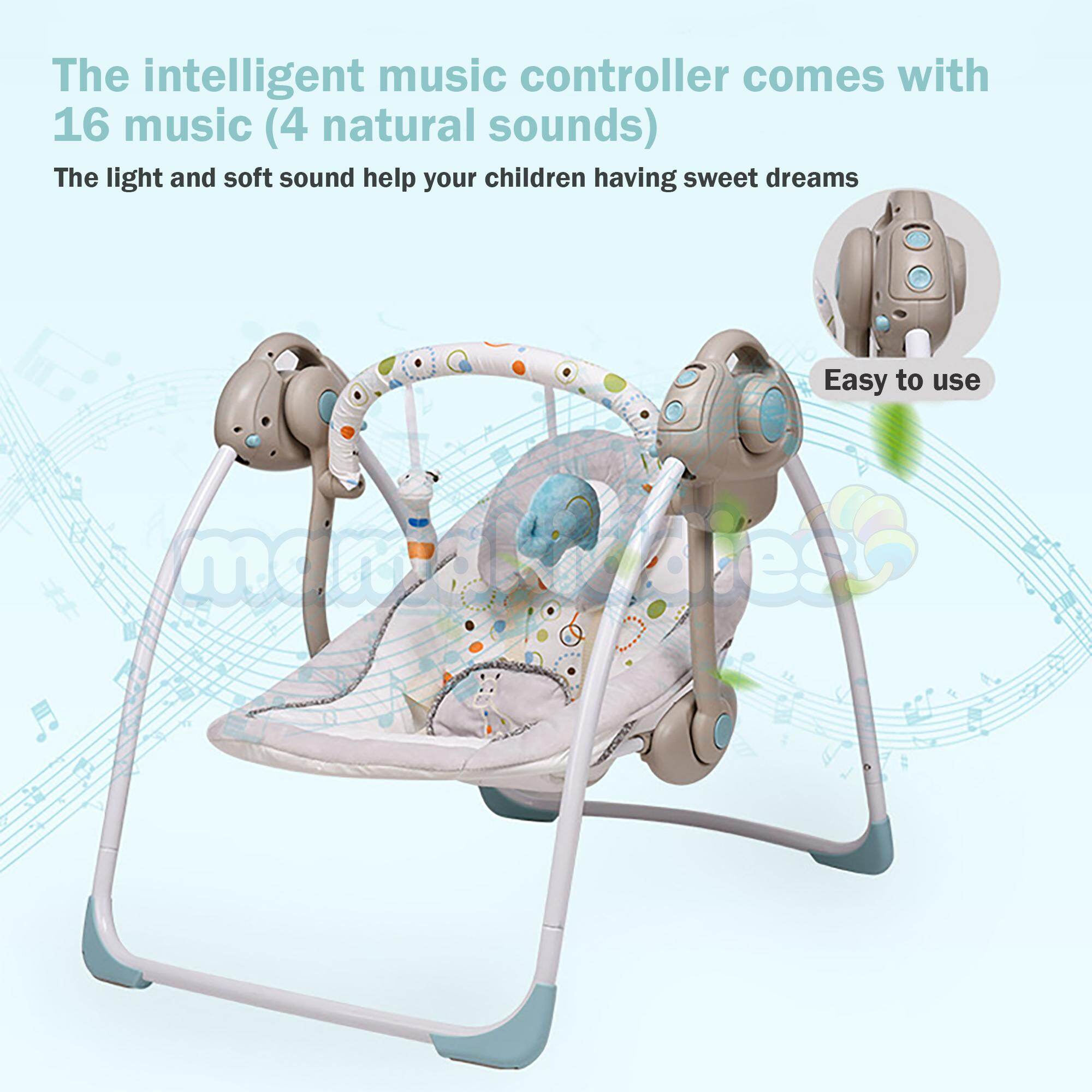 large electric baby swing