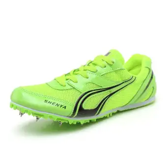 kids spike running shoes