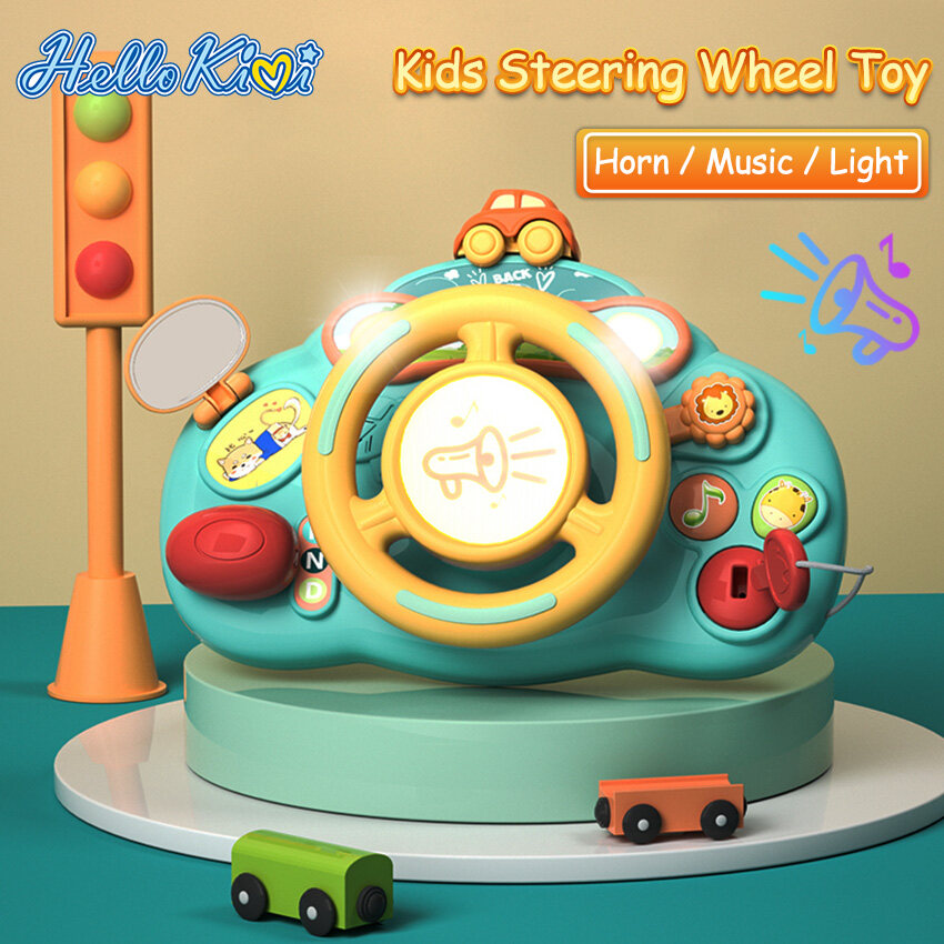 Steering Wheel Toy Simulate Steering Wheel Driving Simulate Sound And