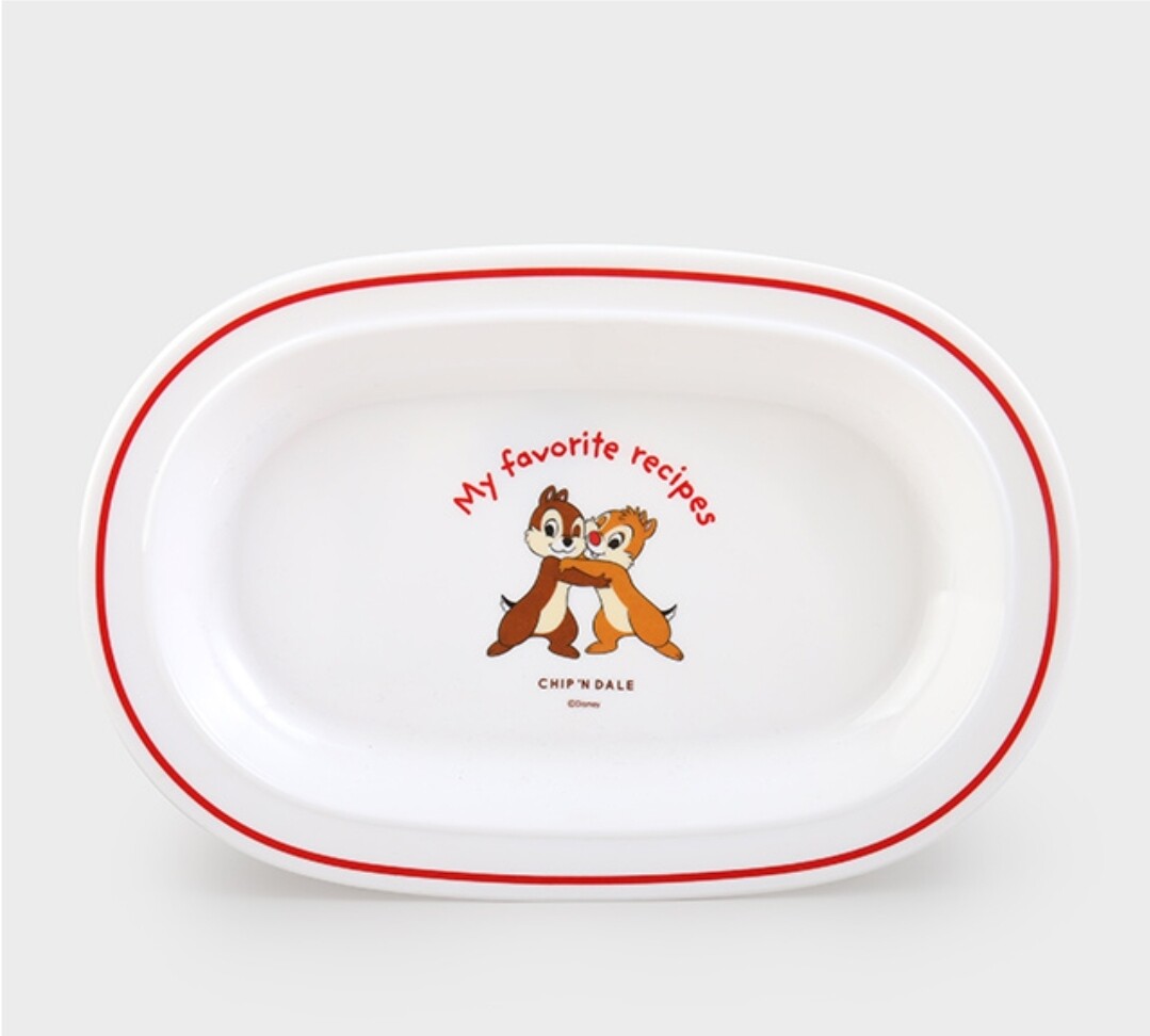 Chip & Dale Melamine Oval Plate