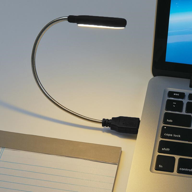 Đèn Ngủ USB Có Thể Gập Lại Đèn Bàn Đọc Sách Mini LED Đèn Ổ Cắm Điện Máy Tính Xách Tay Tiện Dụng Để Trang Trí Bàn Làm Việc Đèn Bàn Phím Máy Tính