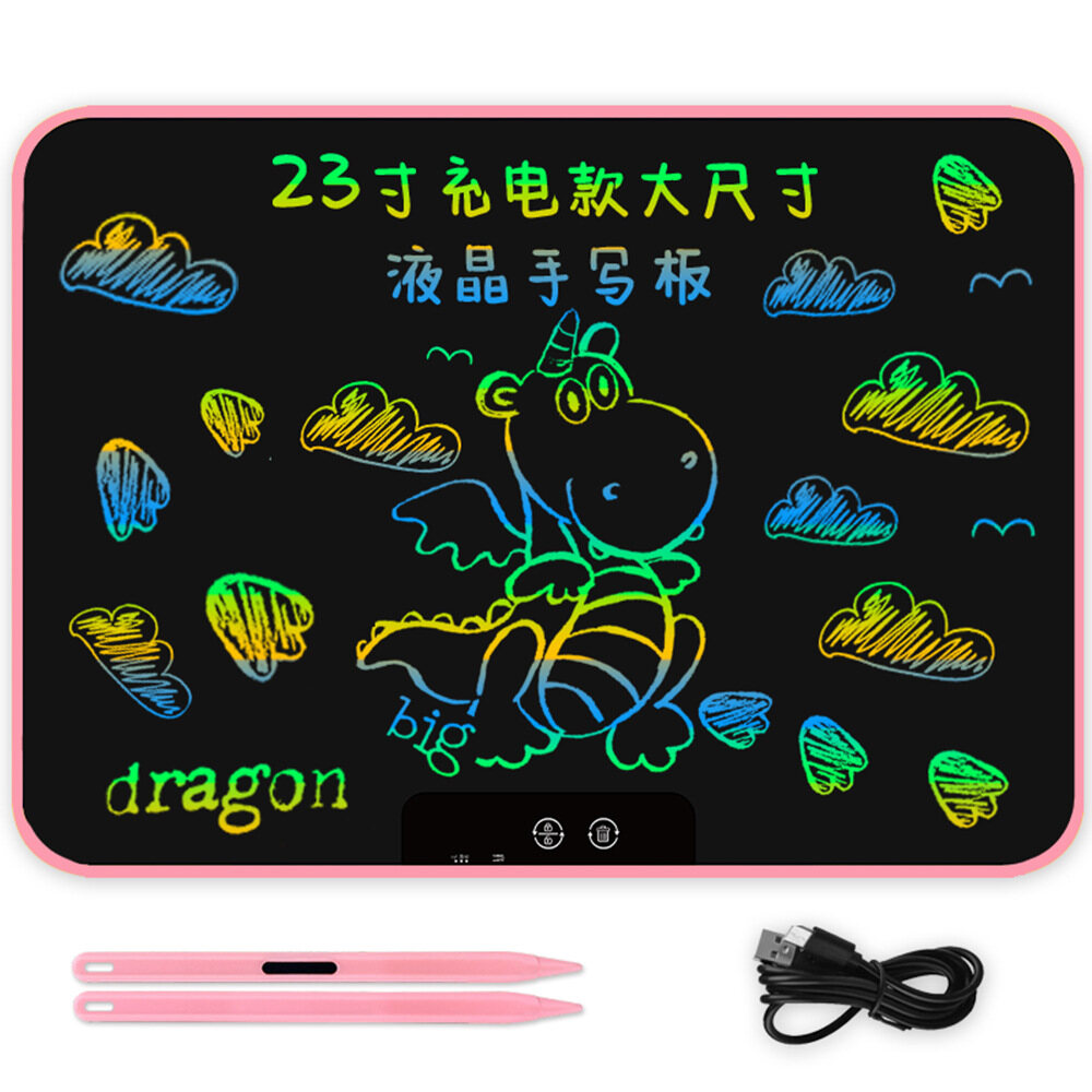 23 inch large size rechargeable LCD handwriting board 18 inch color children's electronic toy graffiti small blackboard Bbu96jmnxub