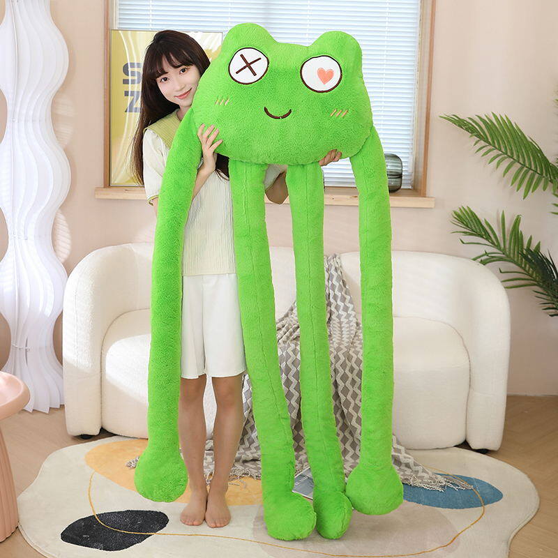 IQANGEL Long-legged octopus doll pillow Funny oversized expression pack Octopus tentacle monster Animal plush toy