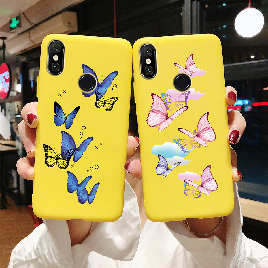 For Xiaomi Redmi Note 6 Pro Case Cute Sunflower Soft Silicone Phone Casing For Redmi Note 6 Pro Cover