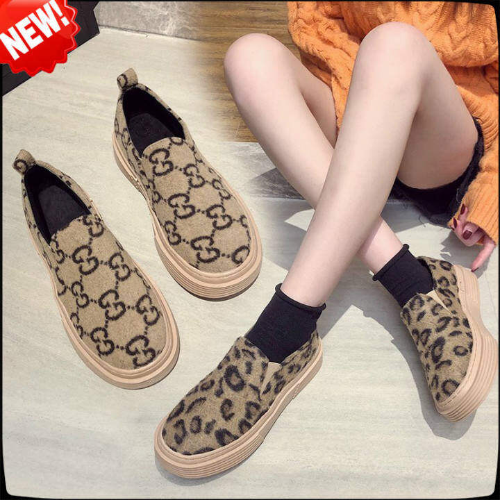 leopard print casual shoes