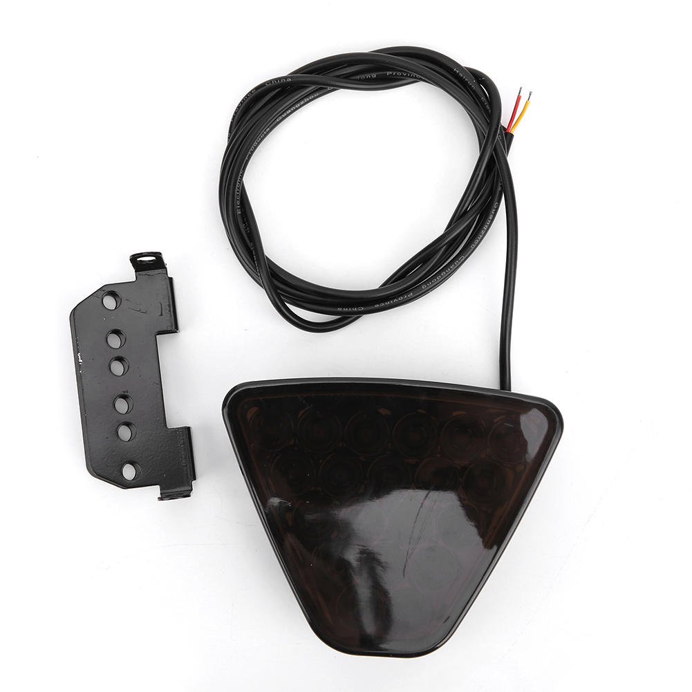 Đèn Hậu Ô Tô 12V, Đèn Cảnh Báo Lùi Phanh 20 LED Nhấp Nháy, Phổ Thông Dành Cho Xe Máy Xe Tải ATV SUV Màu Đen