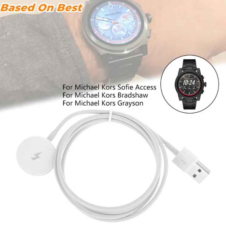 charging michael kors smartwatch