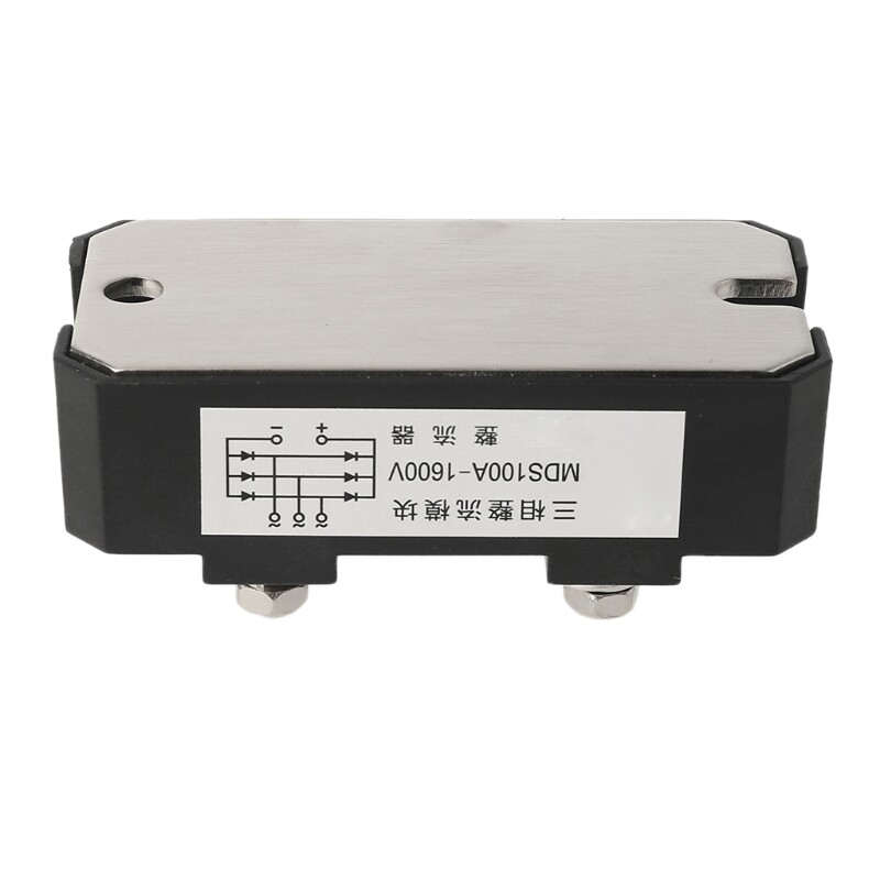 MDS100-16 Bridge Rectifier 100A 1600V 3-Phase Diode Bridge Rectifier Copper Bottom Plate Rectification Module