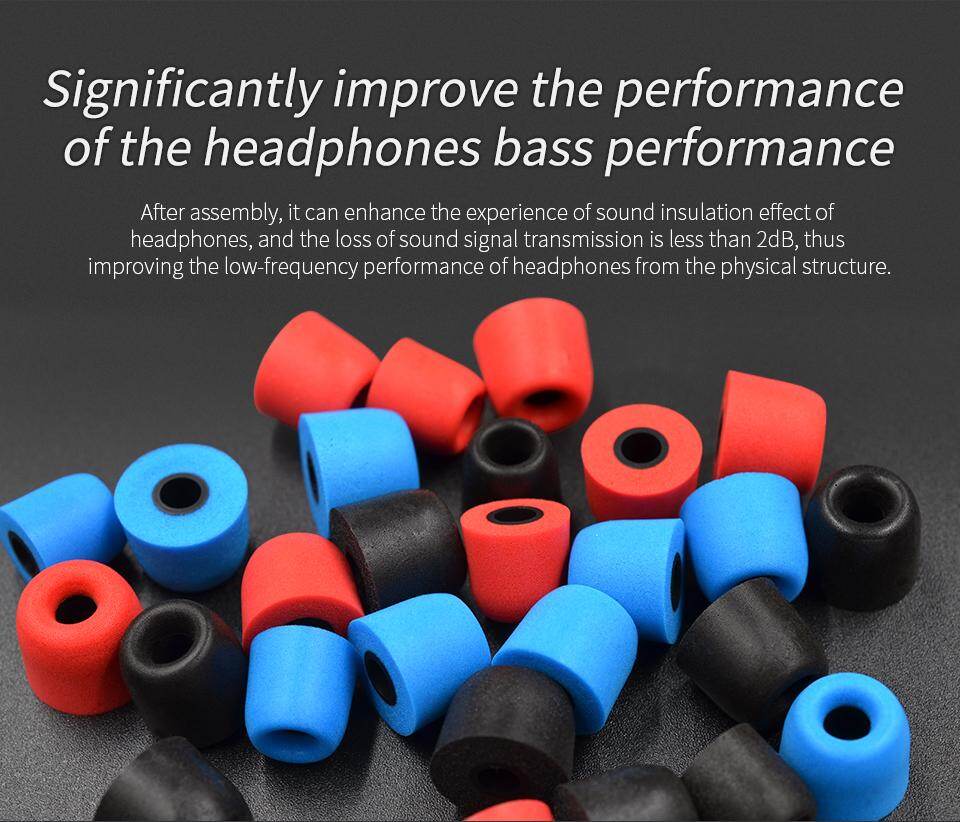 KZ trong tai earbuds tiếng ồn-hủy bỏ bộ nút tai Mút lười thiết lập springback thoải mái tai bông gói ban đầu