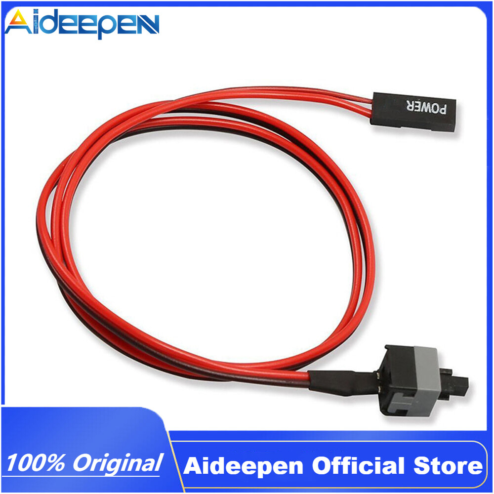 【Hàng Có Sẵn & Miễn Phí Vận Chuyển】công Tắc Nút Nguồn Aideepen Chính Thức Chiều Dài Cáp 50 Cm Cho Máy Vi Tính PC Công Tắc Thiết Lập Lại Nguồn Tự Động Nút Thiết Lập Lại