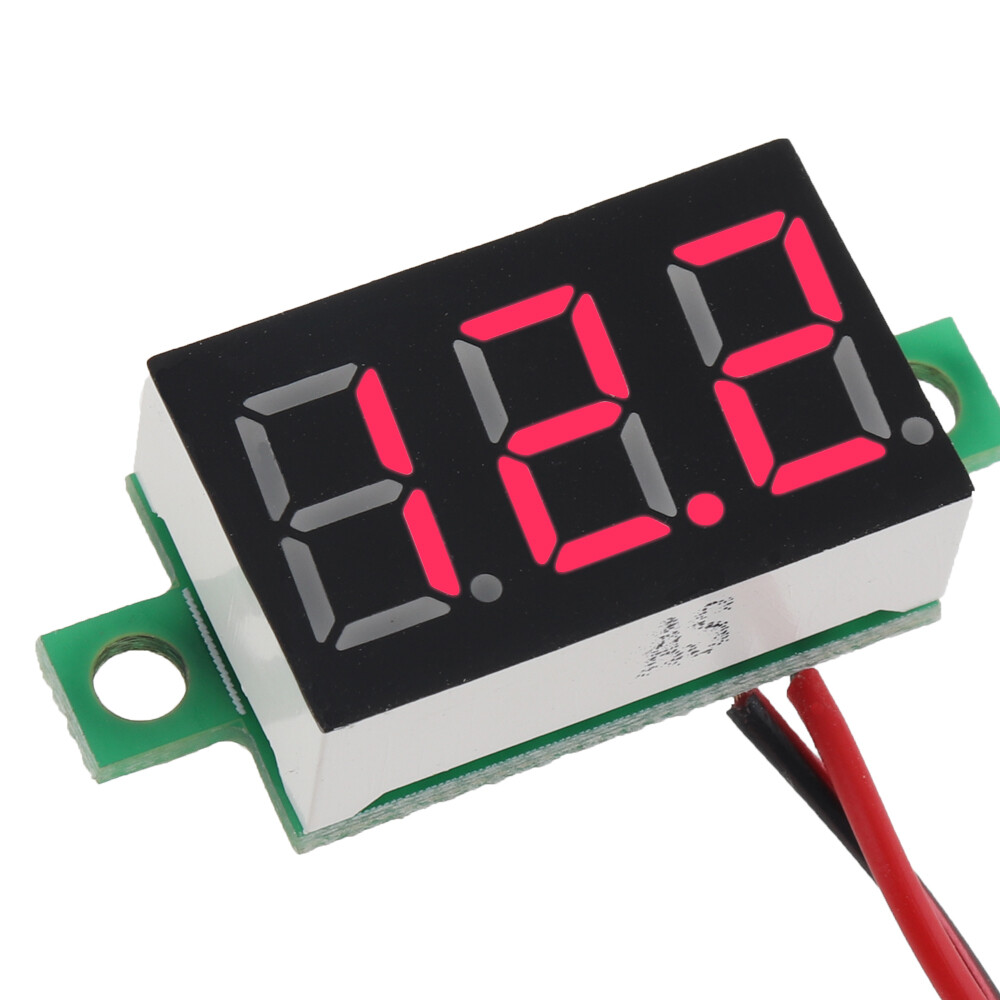 DC4.5V-30V 0.36Inch Vôn Kế Kỹ Thuật Số DC Chính Xác 2 Dòng, Đầu LED