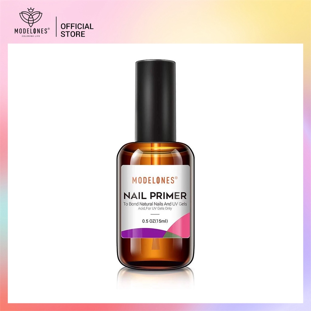 Modelones Natural Prep Dehydrator Primer Set Glass Bottle Quick Dry