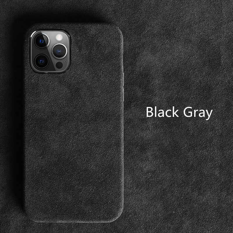 Luxury ALCANTARA Leather Case For iPhone 14 Pro Max Plus All-inclusive Fabric Back Cover For iPhone 13 Pro Max 13 Mini