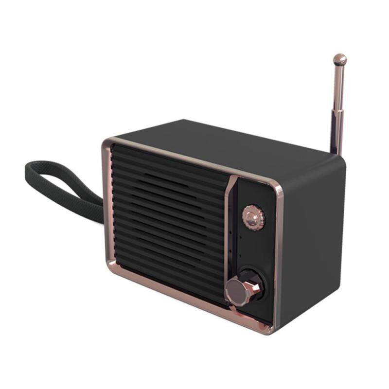 niceEshop Bluetooth Speaker, New Retro Television Shape Loud Portable Speaker with 6-8 Hours Playing Time Calling Hands-Free for iOS and Android Singapore