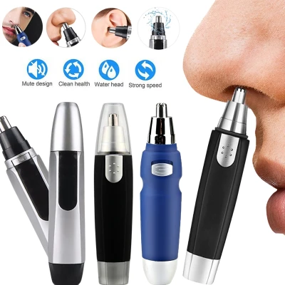 Electric Neck Eyebrow Nose Hair Trimmer Safety Face Care Nose Hair Trimmer for Men Shaving Hair Removal Razor Beard Cleaning Machine