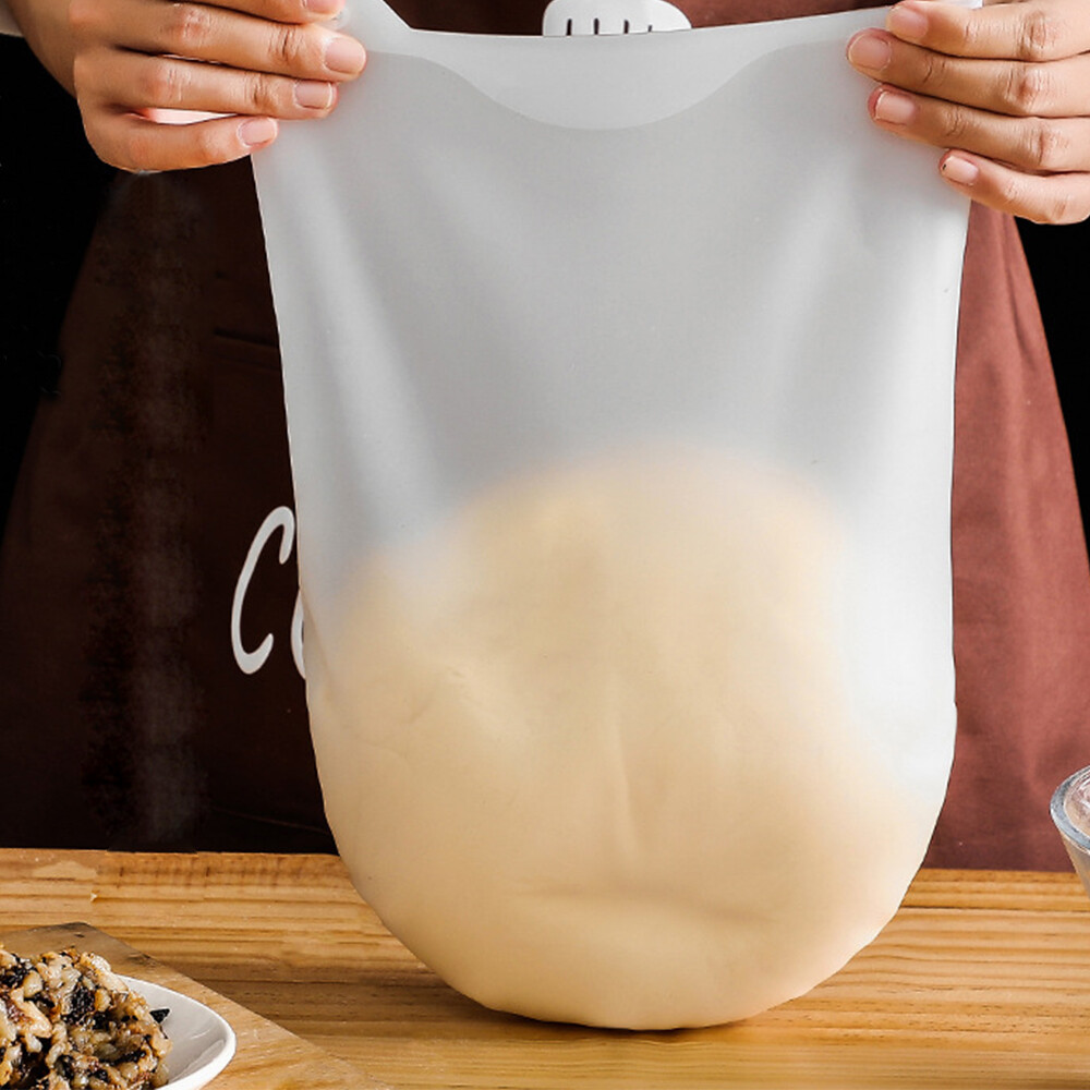 【Ready Stock】High Temperature Resistant Silicone Kneading Bags And Dough Bags Silicone Kneading Dough Bag Flour Mixing Preservation Bags Baking Kitchen Tool For Bread Pastry Pizza And Cake Baking Tool