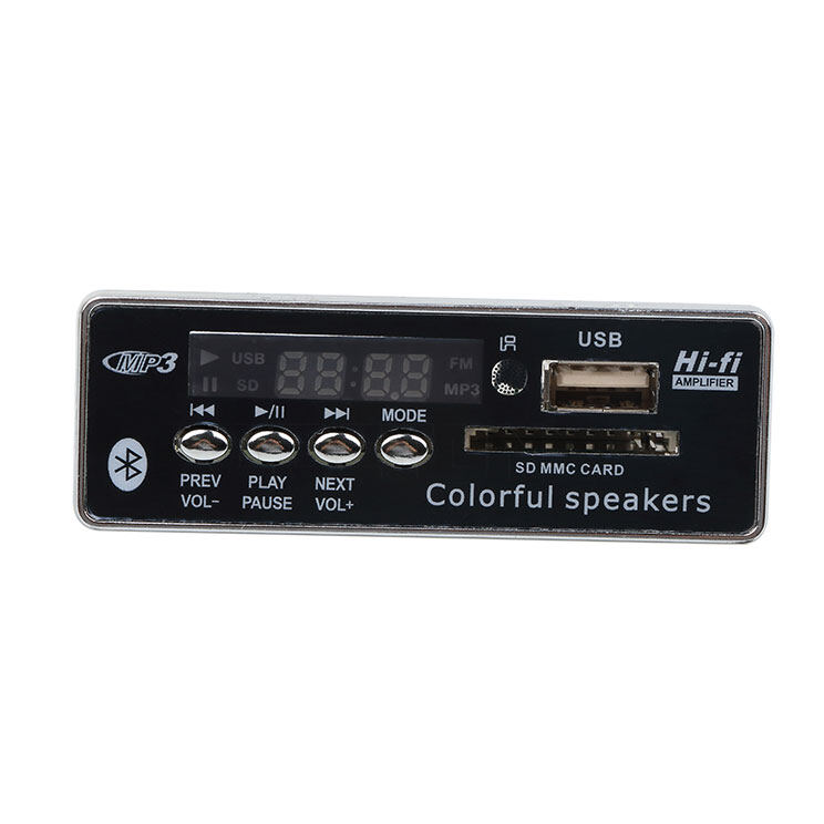 Wireless Bluetooth MP3 Player Decoder Board DC 12V Hands-free Car Kit LED Screen SD FM Radio 3.5mm Aux Line-in Audio Module Receiver With Remote Controller