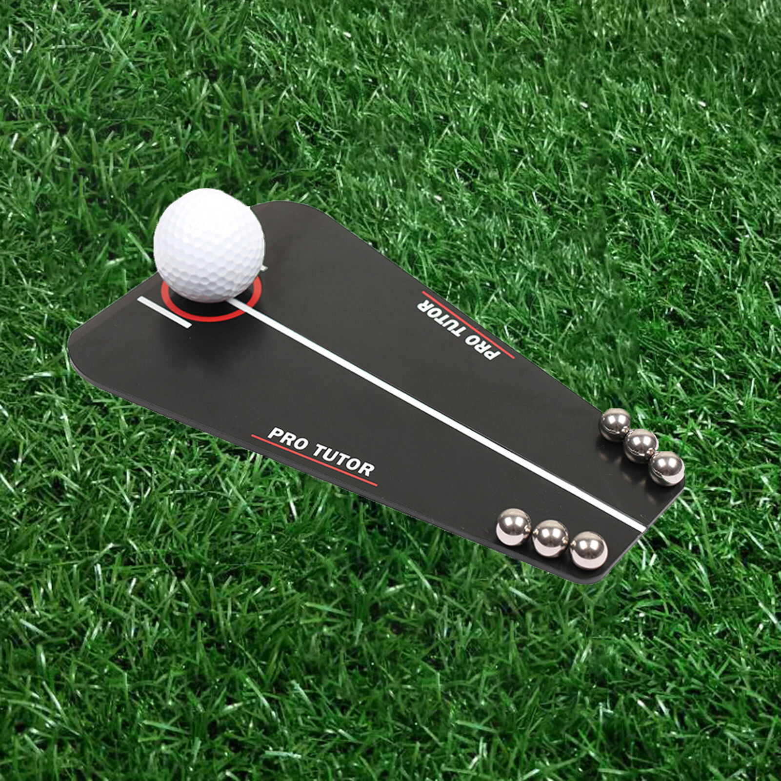 Golf Training Equipment Golf Putting Mirror High Strength Drop Resistant Black Multifunction Golf Training Aids for Professional Golf