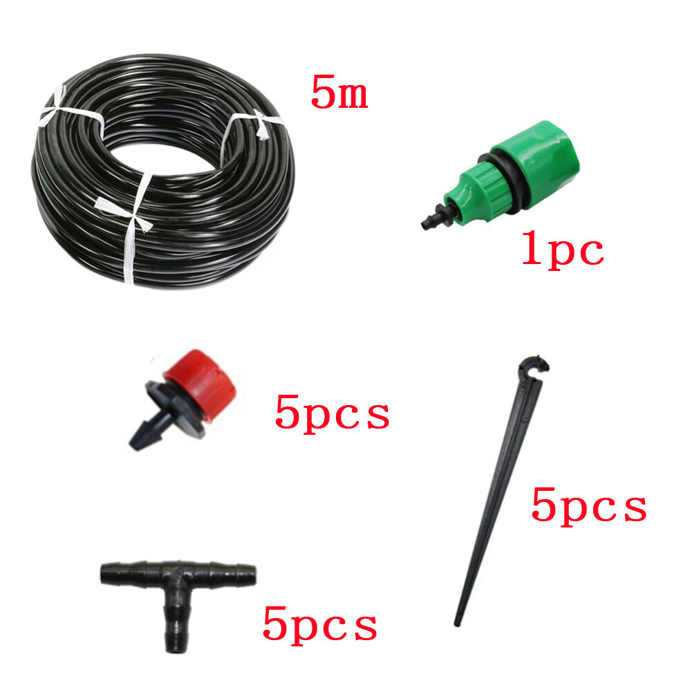 5m/10m/20m Hose watering kit Garden Automatic Pouring Drip Irrigation