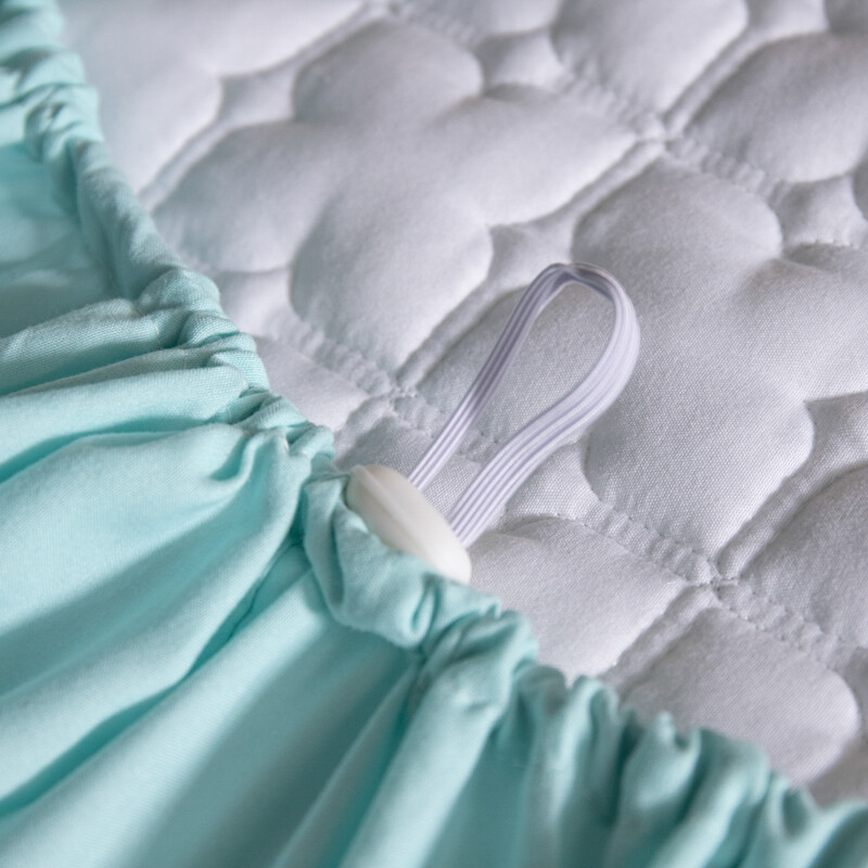 (Special Size)Solid Color Quilted Breathable Fiteed Bed Sheet Mattress Protector Cover Four Seasons Bedspread