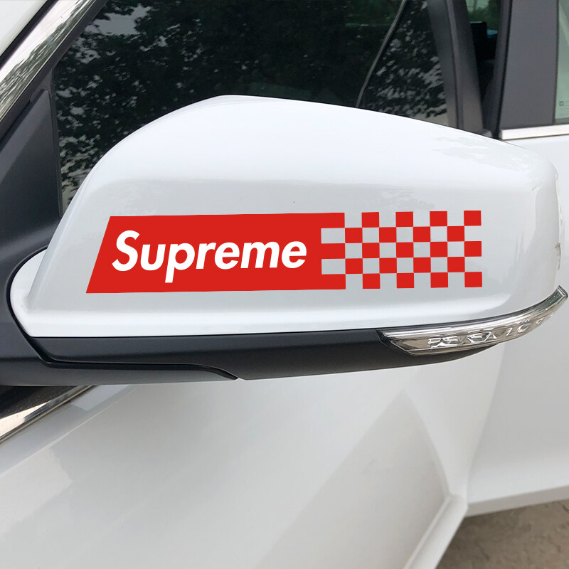 Supreme car cheap sticker