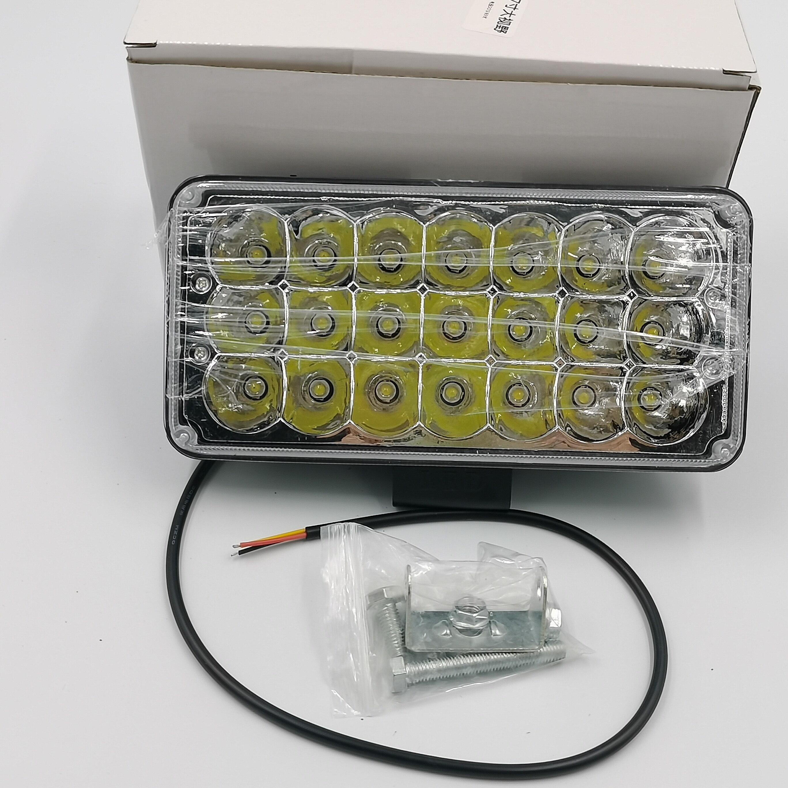 7-Inch Square Car LED Headlight Motorcycle Modification Super Bright Spotlight Electric Car with Rogue Lights 12V