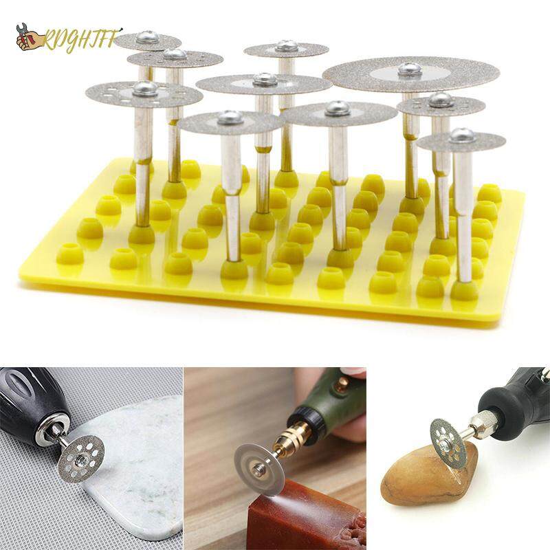 Rdgh 10 Chiếc 2.35 Mm Cắt Kim Cương Đĩa Quay Mini Cắt Bánh Lưỡi Cắt Kim Cương