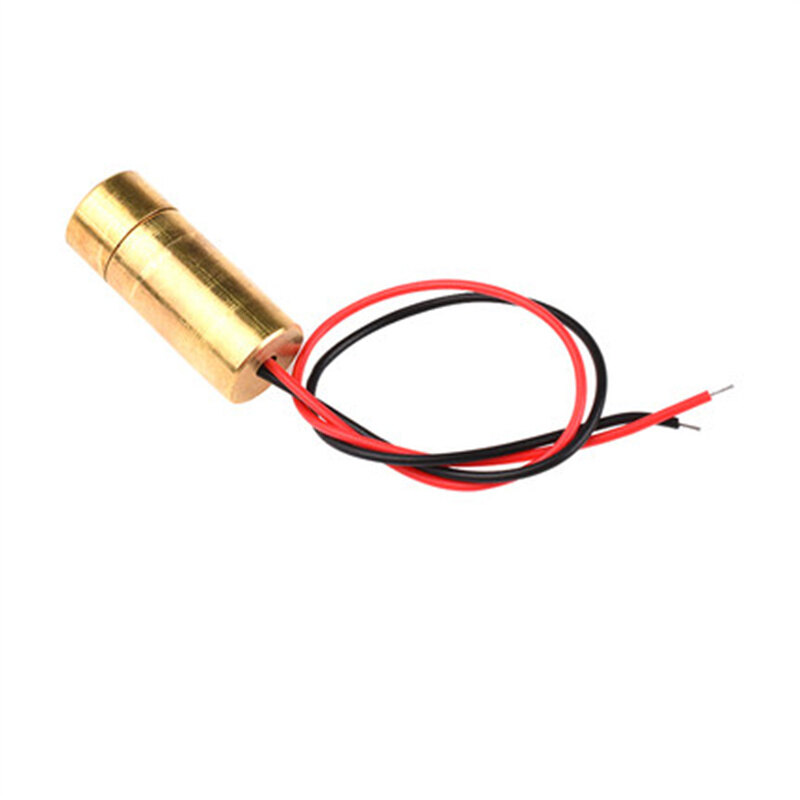 Đầu Laser 650nm 9Mm 3V 50MW Mô Đun Điốt Chéo Laser Đầu Đồng Đỏ