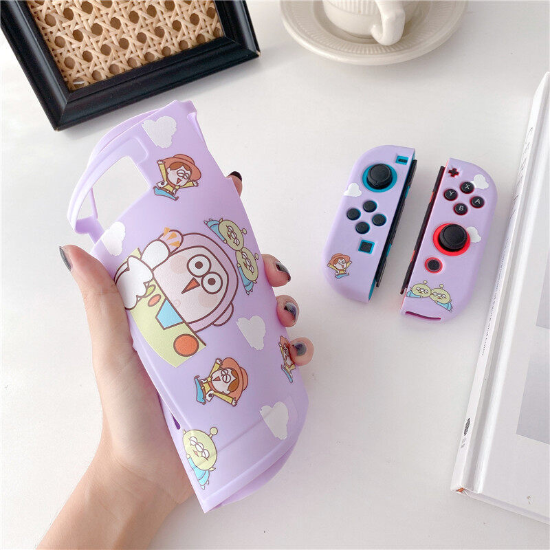 Case For Nintendo Switch /Switch OLED/Switch Lite Soft TPU Split Protective Case Cover Cute Cartoon Anti-Scratch Casing Nintendo Switch/Switch OLED/Switch Lite Case