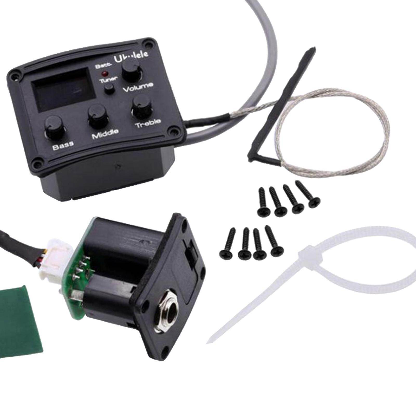 CCCOOL EQ Equalizer Tuner System Guitar Pickup for 3 Band Professional Replacements