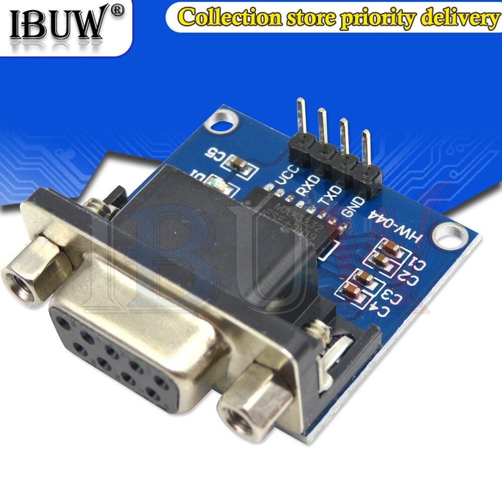 1 cái max3232 RS232 để TTL cổng nối tiếp mô-đun chuyển đổi DB9 kết nối max232