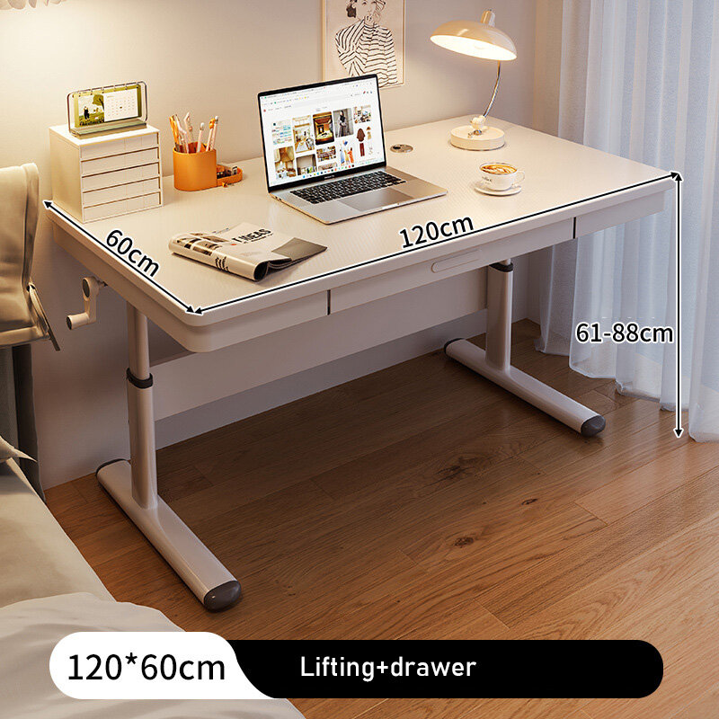 Computer desktop desk manual lifting home desk study desk lifting writing desk office desk